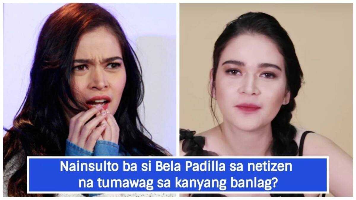 Ininsulto ng todo! Bela Padilla responds to mean netizen who called her ...