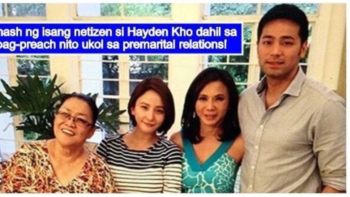 Hayden Kho responds to netizen who made fun of him for preaching about  premarital relations - KAMI.COM.PH