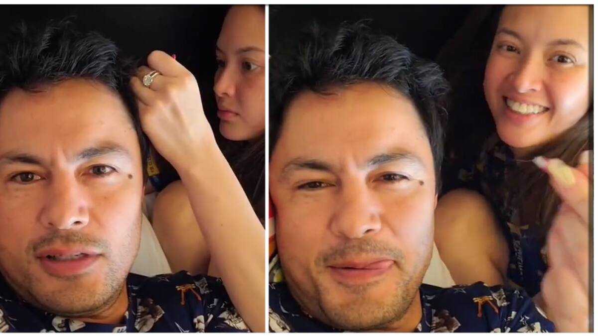 Derek Ramsay, ibinahagi ang video ng pagpapabunot niya ng uban kay Ellen  Adarna - KAMI.COM.PH