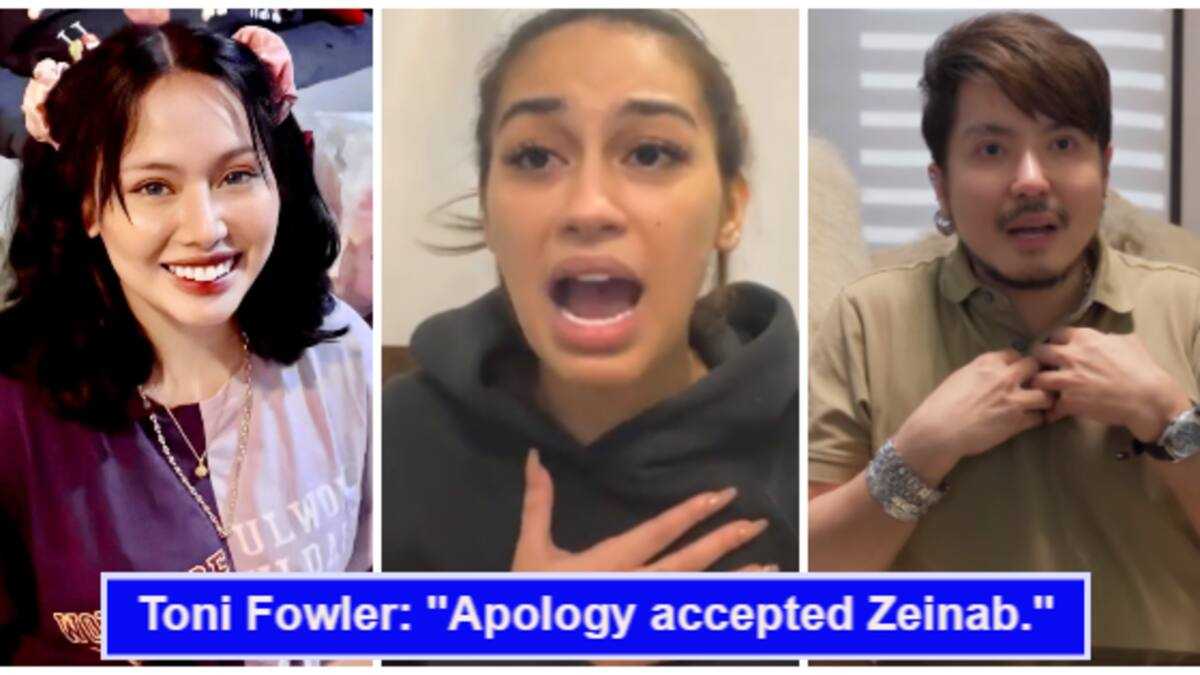 Toni Fowler Ibinahaging Nanghingi Na Ng Pasensya Sa Kanya Si Zeinab