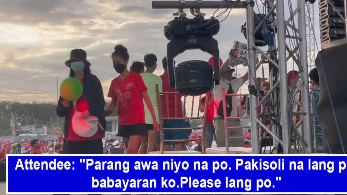 Video ng pagsumamo ng Ilang umattend sa UniTeam rally dahil nanakawan ...