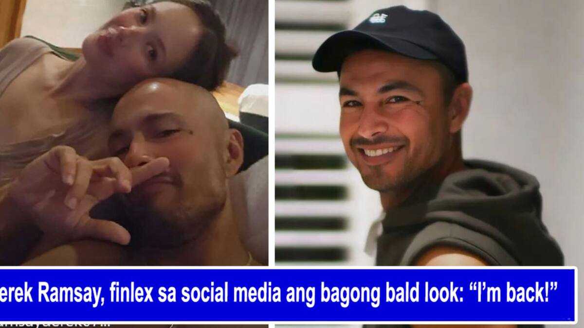 Derek Ramsay, finlex sa social media ang bagong bald look: “I’m back ...
