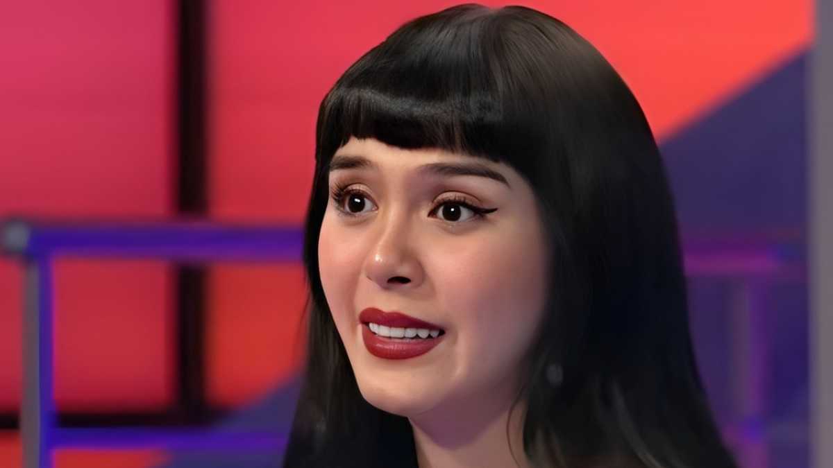 Ashley Ortega getting emotional about her relationship