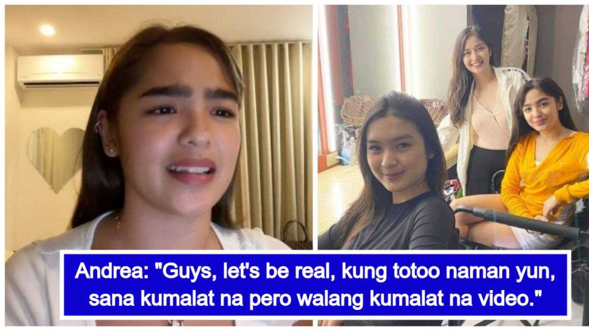 Andrea Brillantes strongly denies 