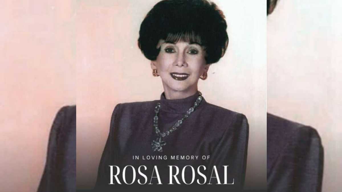 Beloved actress and Red Cross leader Rosa Rosal dies at 97 - KAMI.COM.PH