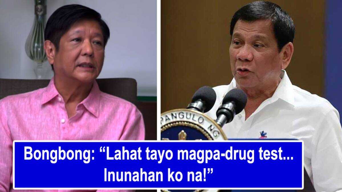 Former Sen. Bongbong Marcos, negatibo sa illegal na droga: “I am ...