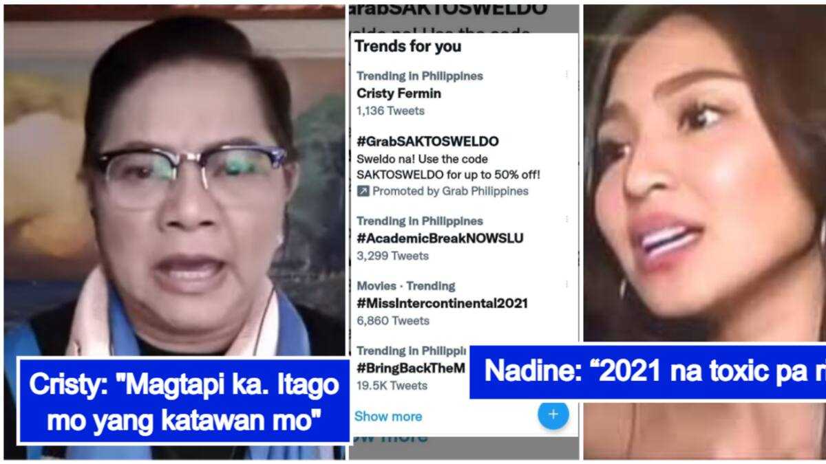 Cristy Fermin, trending sa Twitter sa gitna ng cryptic tweets ni Nadine ...