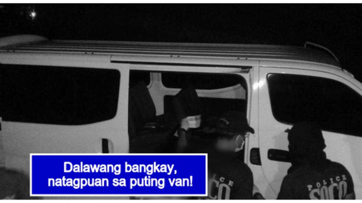 Inabandonang Puting Van Sa Cavite Natagpuang May 2 Bangkay Sa Loob