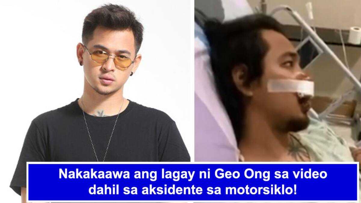 Hiphop artist Geo Ong figures in bad motorcycle accident, jaw got ...