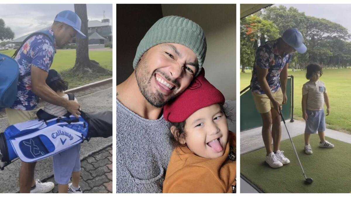 Derek Ramsay at Elias, magkasamang nag-golf; bonding nila, agad na nag ...