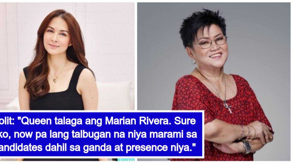 Lolit Solis on Marian Rivera as a Miss Universe 2021 judge: "Walang tatalo pa" - KAMI.COM.PH