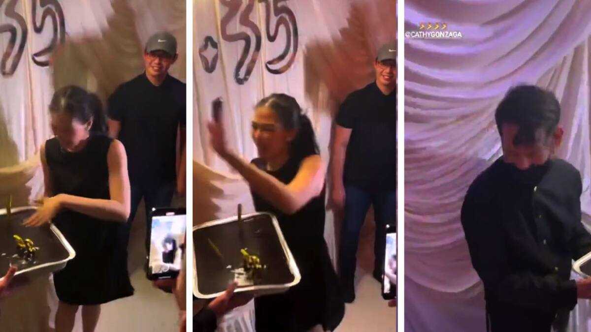 Video Ni Alex Gonzaga Na Pinahiran Ng Chocolate Frosting Ang Isang Tila Waiter Viral Kamicomph 8123