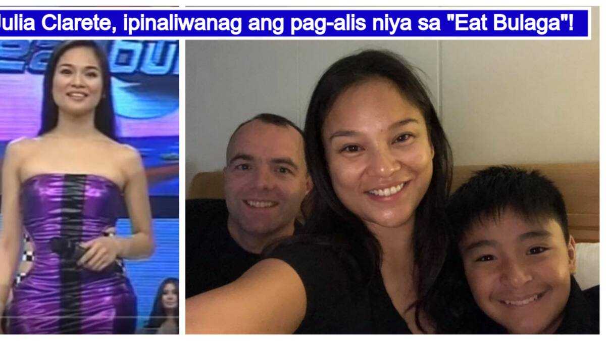 Julia Clarete explains reasons for leaving 'Eat Bulaga' & showbiz career -  KAMI.COM.PH