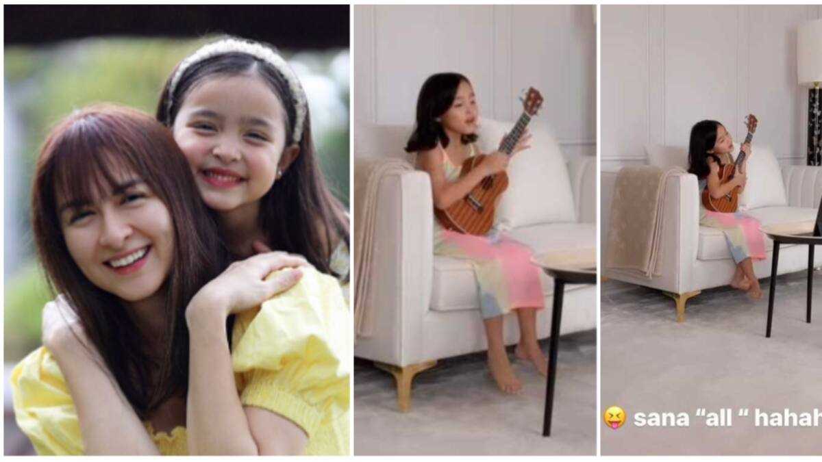 Marian Rivera, napa-“sana all” sa husay ni Zia Dantes sa pag-ukulele at pagkanta - KAMI.COM.PH