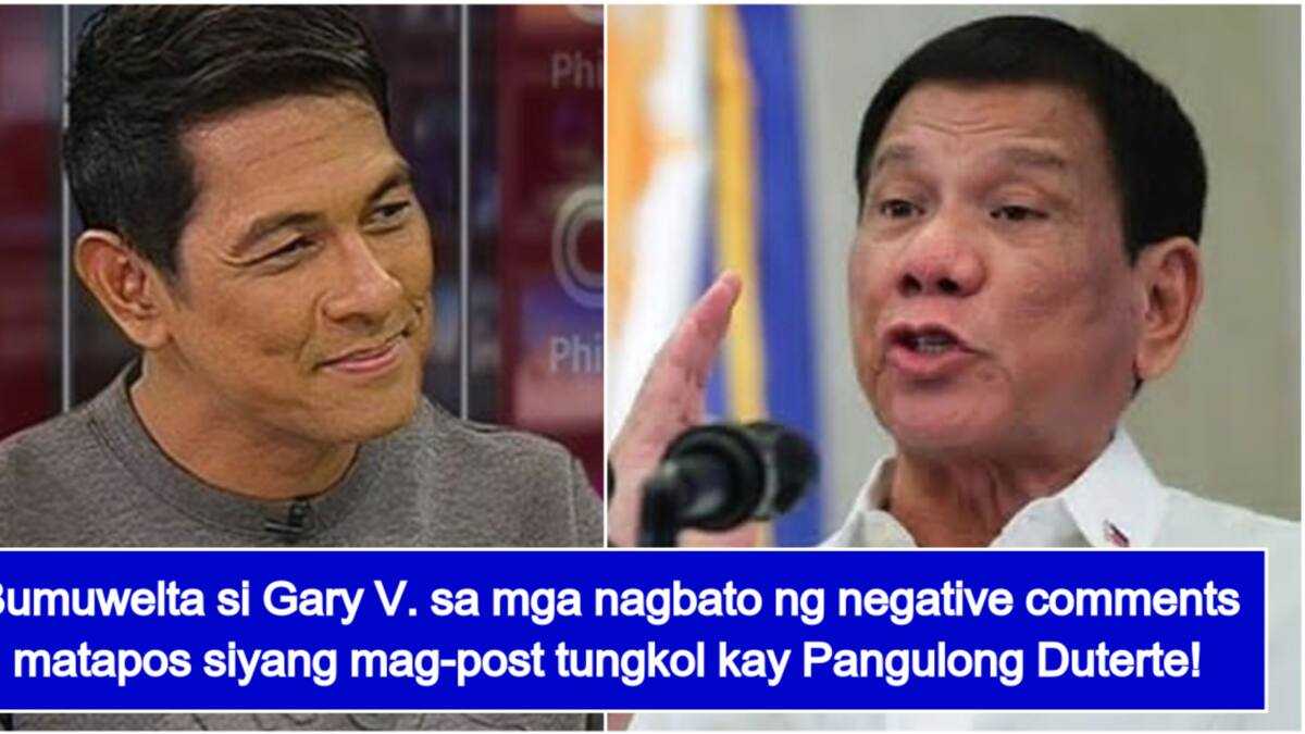 Gary V. receives hate comments after posting about Pres. Duterte ...