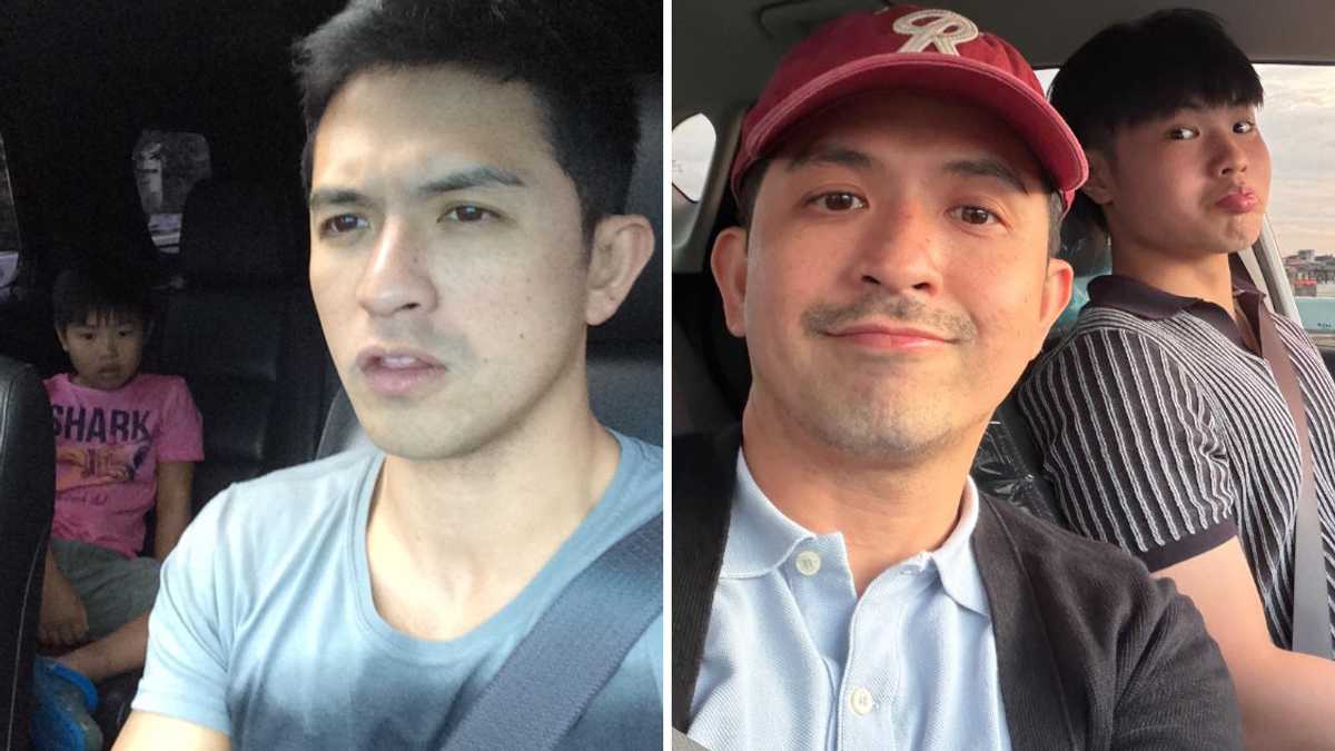Dennis Trillo’s nostalgic post showing him and his son Calix inside a ...