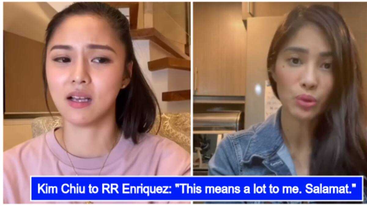 Kim Chiu expresses gratitude to RR Enriquez for understanding her side ...