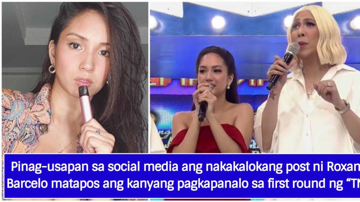 Roxanne Barcelo’s social media posts after winning the first round of ...