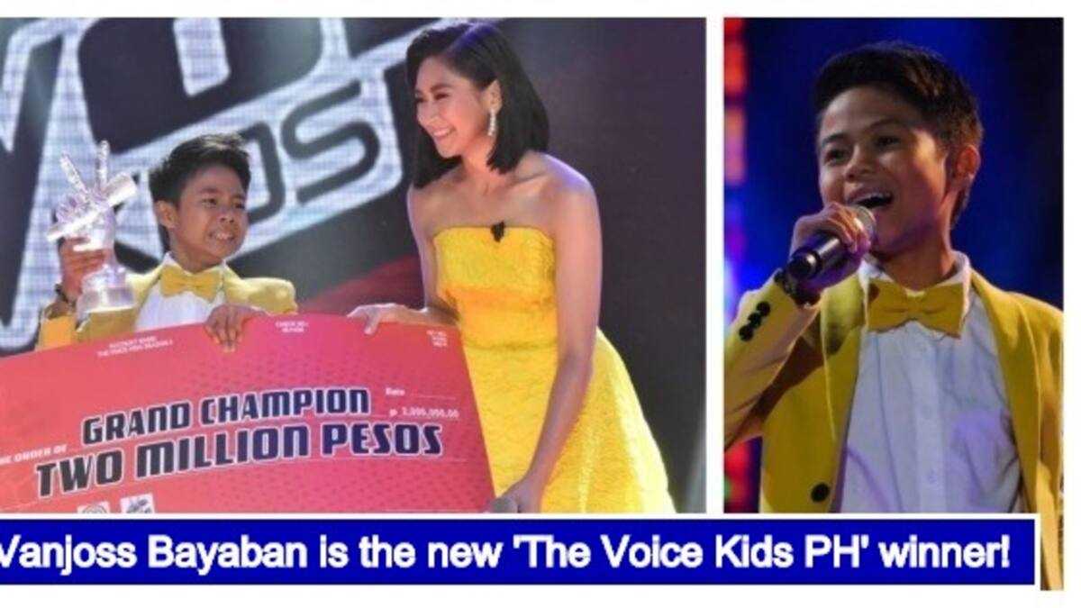 Team Sarah's Vanjoss Bayaban wins 'The Voice Kids PH' season 4 - KAMI ...