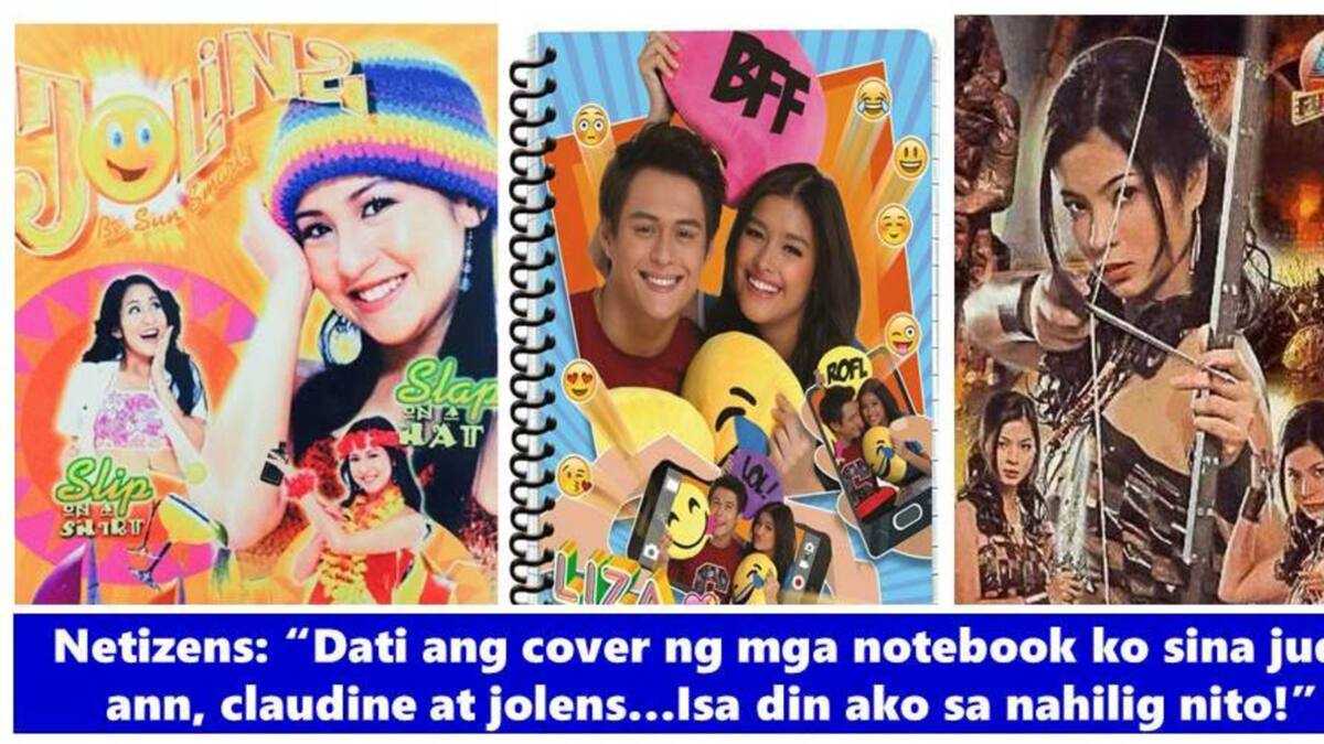 Pinoy Artist Notebook 6 Pinoy celebrities na naging notebook covers! - KAMI.COM.PH