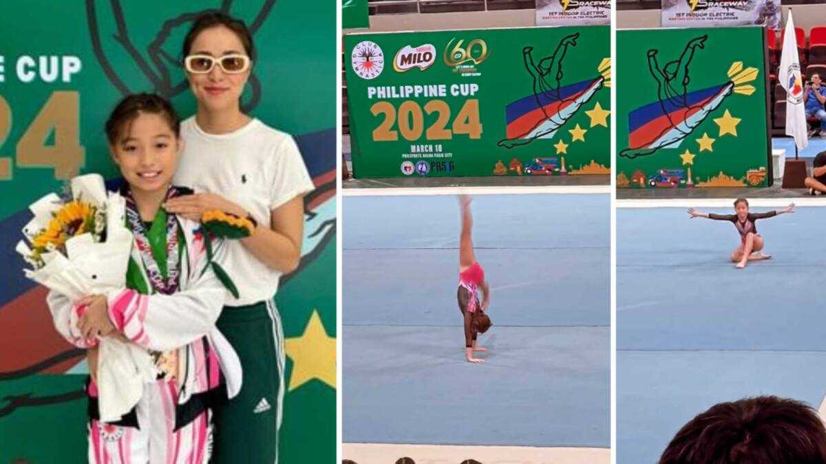Kistine Reyes Cristine Reyes shares video of daughter Amarah joining gymnastics ...