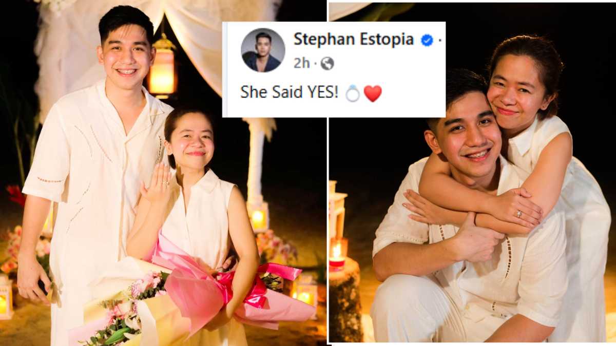 Stephan Estopia, nag-propose kay Kiray Celis: "She said YES!" - KAMI.COM.PH