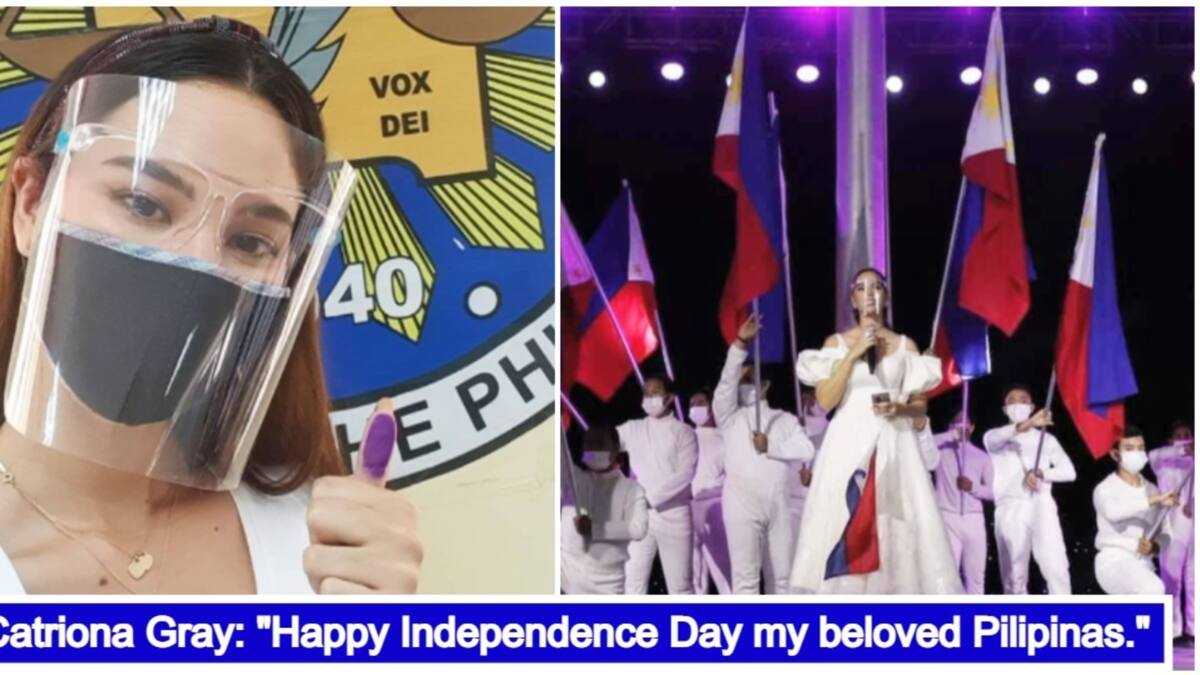 Catriona Gray celebrates Independence Day; urges Filipinos to register ...