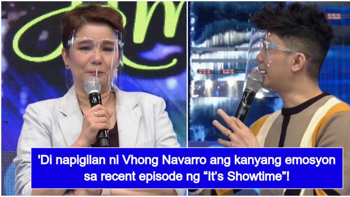 Vhong Navarro gets emotional during the recent episode of ‘It’s ...