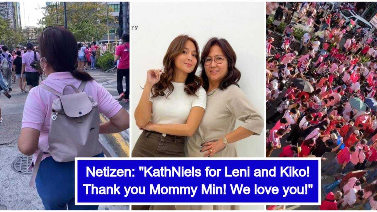 Ina ni Kathryn Bernardo, certified Kakampink; dumalo sa grand rally sa ...