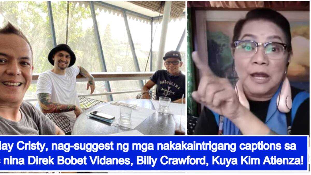 Cristy Fermin sa pic nina Direk Bobet Vidanes, Billy Crawford, Kuya Kim ...