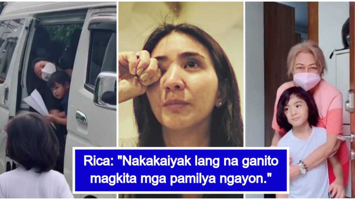 Rica Peralejo, emosyonal sa panandaliang pagkikita ng kanyang pamilya ...