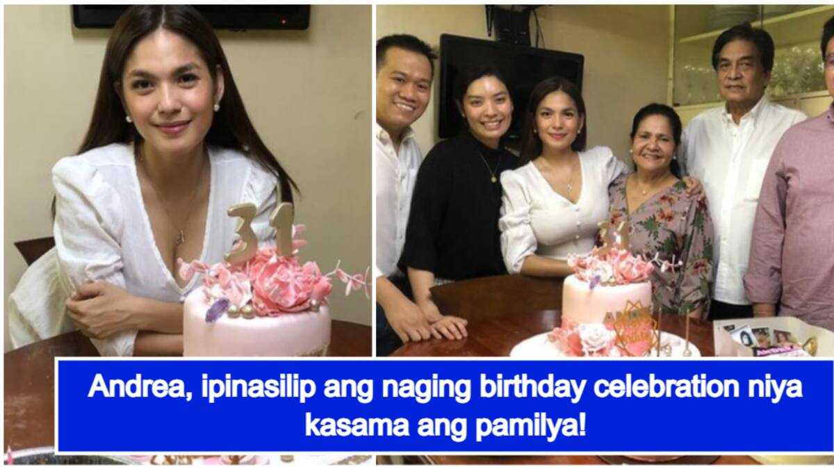 Andrea Torres shares glimpse of her intimate 31st birthday celebration ...