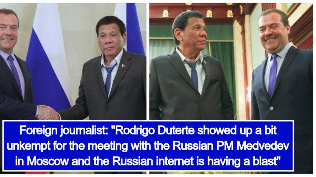 Duterte gets criticized by Russian netizens for ‘unkempt look’ with ...