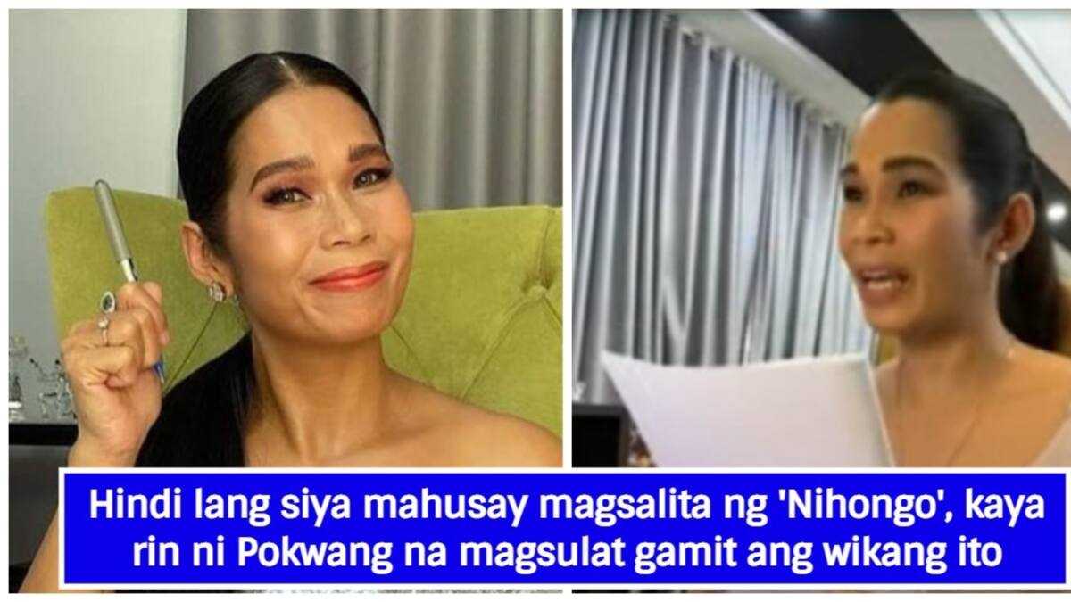 Pokwang, mahusay na nagsample ng pagbabalita gamit ang 'Japanese