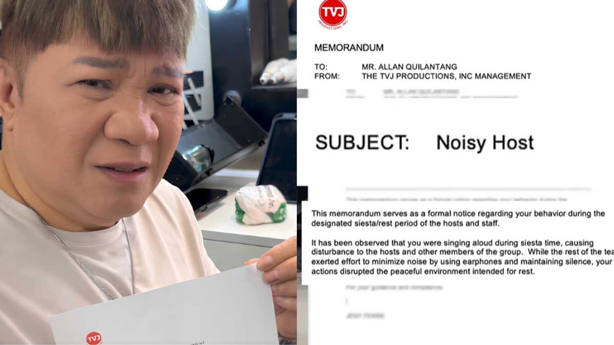 Allan K, napatawa ang viewers matapos makatanggap ng memo Allan K, napatawa ang viewers matapos makatanggap ng memo