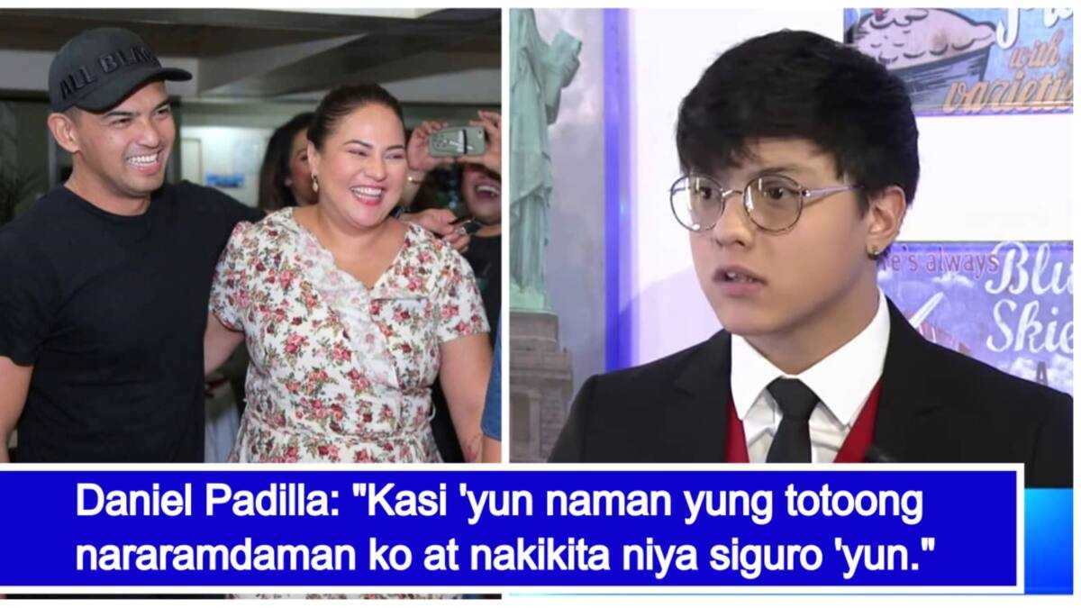 Daniel Padilla airs honest opinion on Karla Estrada's boyfriend - KAMI ...