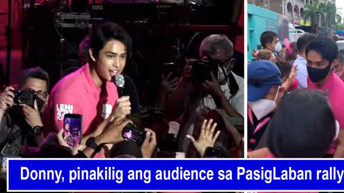 Video ng pagdating ni Donny Pangilinan sa PasigLaban rally ni VP Leni ...