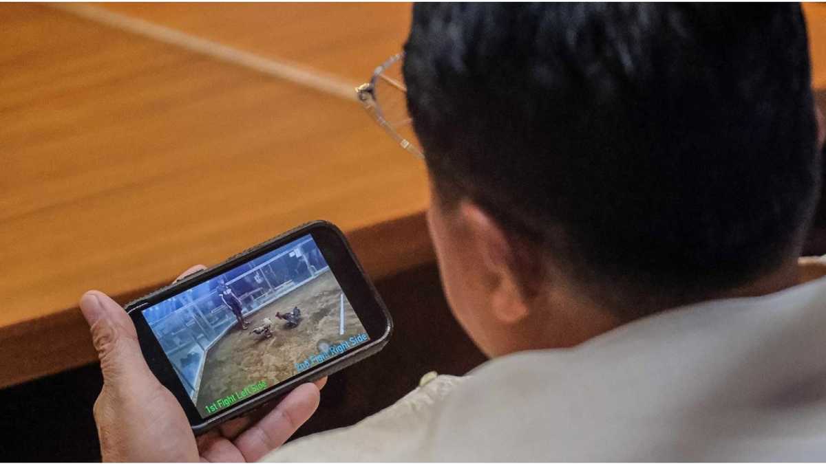 Congressman caught watching e-sabong finally identified, says he's watching not betting