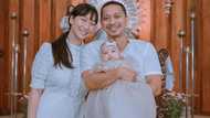 Jhong Hilario welcomes daughter Sarina to the Christian world