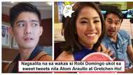 Bitter ba siya? Robi Domingo finally breaks his silence on sweet tweets between Gretchen Ho and Atom Araullo
