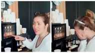 Hilarious video of Angeline Quinto getting confused on how to use Starbucks coffee machine