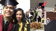 This girl graduates cumlaude but when her father went onstage, he received a standing ovation and here's why