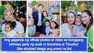 Daming celebrities na nagkita! Official photos and video from the 7th birthday of Sunshine Dizon and Timothy Tan's daughter Doreen