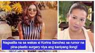 Nagpa-retoke ba? Korina Sanchez breaks her silence on rumor that her nose underwent surgery