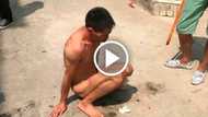 Footage shows how Chinese people punished a perverted man for having sex with a lot of dogs!