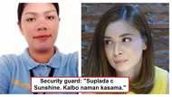 Female security guard at Canyon Cove Hotel bashed Sunshine Cruz on social media! The Kapamilya actress fired back