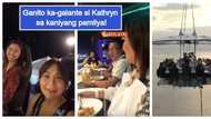 Sobrang sosyal! Kathryn Bernardo treats her family to lavish ‘Dinner in the Sky’