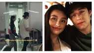 Ingat, love birds! Liza Soberano and Enrique Gil at the airport
