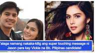 Napaka-supportive talaga! Touching message of Jason Abalos for girlfriend Bb. Pilipinas contestant Vickie Rushton