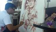 Buwis buhay! Local artist paints President Duterte using his own blood and sweat